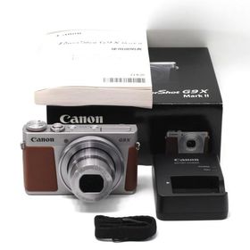 Canon コンパクトデジタルカメラ PowerShot G9 X Mark II シルバー 1.0型センサー/F2.0レンズ/光学3倍ズーム PSG9XMARKIISL