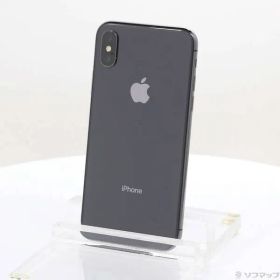 〔中古品〕 iPhoneX 64GB スペースグレイ MQAX2J／A SIMフリー【262】