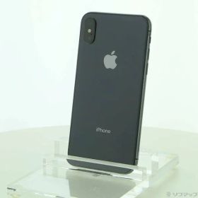 〔中古品〕 iPhoneX 64GB スペースグレイ MQAX2J／A SIMフリー【305】