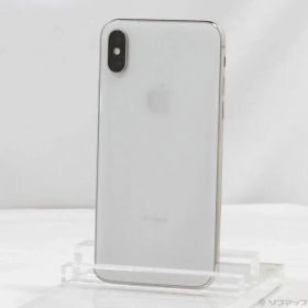 〔中古品〕 iPhoneX 64GB シルバー NQAY2J／A SIMフリー【349】