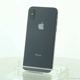 〔中古品〕 iPhoneX 256GB スペースグレイ MQC12J／A SIMフリー【295】
