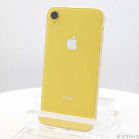 〔中古品〕 iPhoneXR 64GB イエロー MT082J／A SoftBank【262】