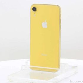 〔中古品〕 iPhoneXR 64GB イエロー MT082J／A SIMフリー【349】