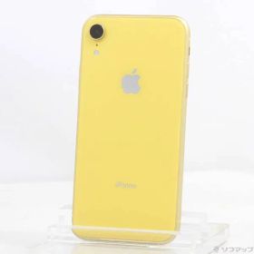 〔中古品〕 iPhoneXR 64GB イエロー MT082J／A SIMフリー【305】
