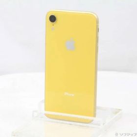 〔中古品〕 iPhoneXR 64GB イエロー MT082J／A SIMフリー【258】