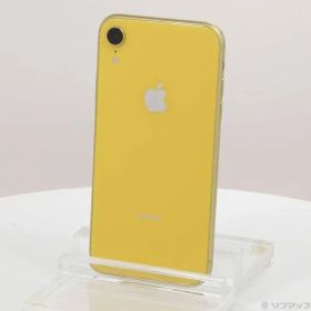 〔中古品〕 iPhoneXR 64GB イエロー MT082J／A SIMフリー【269】