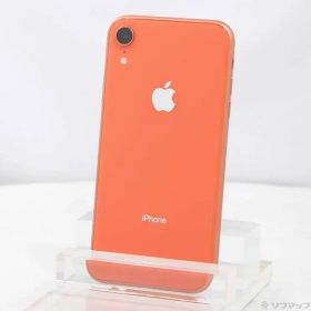 〔中古品〕 iPhoneXR 64GB コーラル MT0A2J／A SoftBank【262】