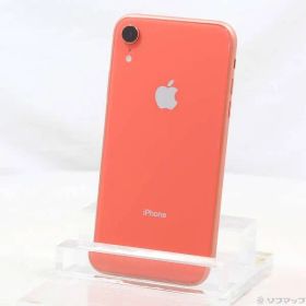 〔中古品〕 iPhoneXR 64GB コーラル MT0A2J／A SIMフリー【247】