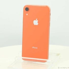 〔中古品〕 iPhoneXR 64GB コーラル MT0A2J／A SIMフリー【196】