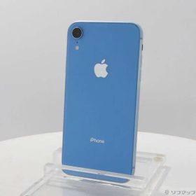 〔中古品〕 iPhoneXR 64GB ブルー MT0E2J／A SoftBank【262】