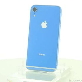 〔中古品〕 iPhoneXR 64GB ブルー MT0E2J／A SIMフリー【349】