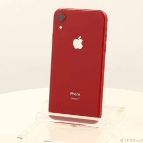〔中古品〕 iPhoneXR 64GB プロダクトレッド MT062J／A SIMフリー【269】