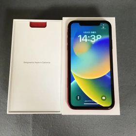美品 国内版 SIMフリー iPhoneXr 128GB レッド色