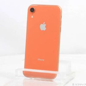 〔中古品〕 iPhoneXR 64GB コーラル MT0A2J／A SIMフリー【247】