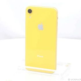 〔中古品〕 iPhoneXR 64GB イエロー MT082J／A SIMフリー【349】