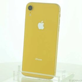 〔中古品〕 iPhoneXR 64GB イエロー NT082J／A SIMフリー【305】