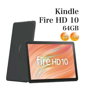 Fire HD 10 タブレット - 10インチHD ディスプレイ 64GB ブラック (2023年発売) 最大13時間長時間バッテリー 高速パフォーマンス 5MPカメラ Alexa搭載
