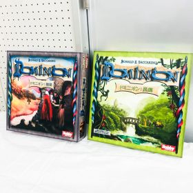 [USED] ドミニオン 拡張セット 陰謀・異郷 初版 2点セット 日本語版 ボードゲーム ホビージャパン