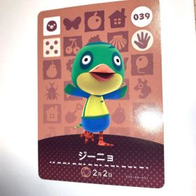 あつまれどうぶつの森 amiiboカード 第1弾 039 ジーニョ あつ森