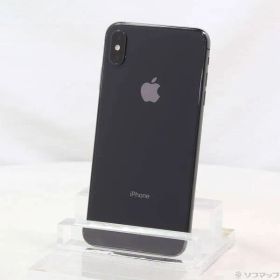 〔中古品〕 iPhoneXS Max 64GB スペースグレイ MT6Q2J／A SIMフリー【269】