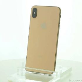 〔中古品〕 iPhoneXS Max 64GB ゴールド MT6T2J／A SIMフリー【269】