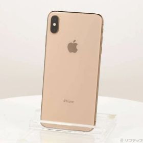 〔中古品〕 iPhoneXS Max 64GB ゴールド MT6T2J／A SIMフリー【251】