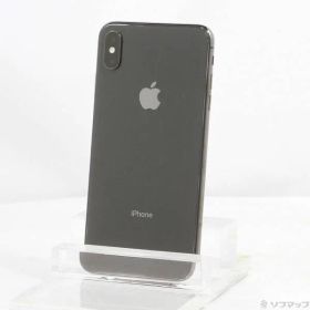〔中古品〕 iPhoneXS Max 256GB スペースグレイ MT6U2J／A SIMフリー【247】