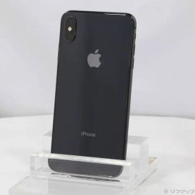 〔中古品〕 iPhoneXS Max 256GB スペースグレイ MT6U2J／A SIMフリー【198】