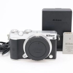 B (並品) Nikon ニコン 1 J5 ボディ シルバー シャッター回数1219 初期不良返品対応 110-90