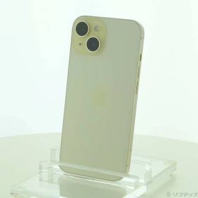 〔中古品〕 iPhone15 128GB イエロー MTMK3J／A SIMフリー【348】