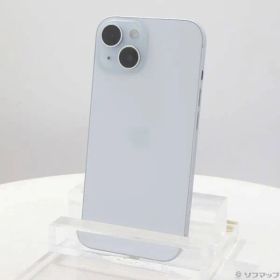〔中古品〕 iPhone15 128GB ブルー MTML3J／A SIMフリー【344】