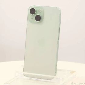 〔中古品〕 iPhone15 128GB グリーン MTMM3J／A SIMフリー【348】