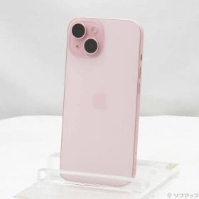 〔中古品〕 iPhone15 256GB ピンク MTMP3J／A SIMフリー【196】