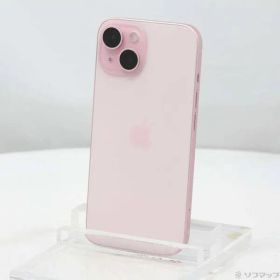 〔中古品〕 iPhone15 256GB ピンク MTMP3J／A SIMフリー【295】