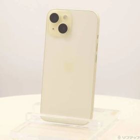 〔中古品〕 iPhone15 256GB イエロー MTMQ3J／A SIMフリー【344】