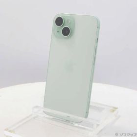 〔中古品〕 iPhone15 256GB グリーン MTMT3J／A SIMフリー【344】