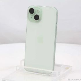 〔中古品〕 iPhone15 256GB グリーン MTMT3J／A SIMフリー【377】