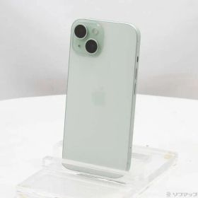〔中古品〕 iPhone15 256GB グリーン MTMT3J／A SIMフリー【349】