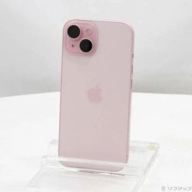 〔中古品〕 iPhone15 128GB ピンク NTMJ3J／A SIMフリー【377】