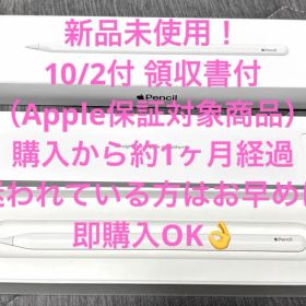 【未使用】10/2領収書発行日 Apple Pencil 2 第2世代