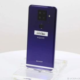 〔中古品〕 AQUOS sense4 plus 128GB パープル SH-M16 SIMフリー【348】