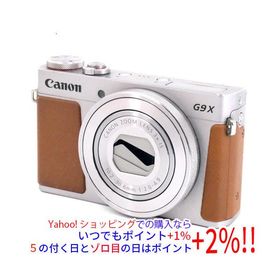 【中古】Canon製 PowerShot G9 X シルバー 2020万画素 訳あり