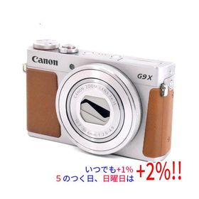 【中古】Canon製 PowerShot G9 X シルバー 2020万画素 訳あり