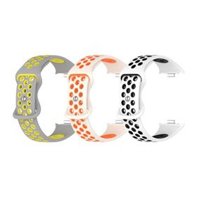 【送料無料】(LICHIFIT) Redmi Watch4/Xiaomi Smart Band 8 pro対応バンド 混色 シリコン製 ベル