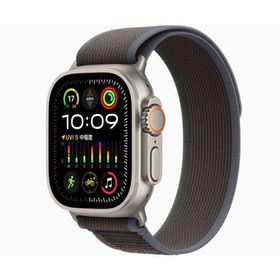 【多少の箱のへこみや傷がある場合があります】APPLE ウェアラブル端末 Apple Watch Ultra 2 GPS+Cellularモデル 49mm MRF63J/A [ブルー/ブラ