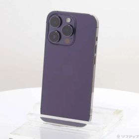 〔中古品〕 iPhone14 Pro 256GB ディープパープル MQ1E3J／A SIMフリー【276】