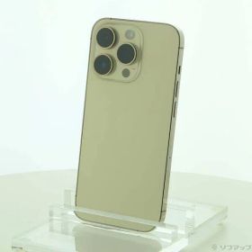 〔中古品〕 iPhone14 Pro 512GB ゴールド MQ223J／A SIMフリー【344】