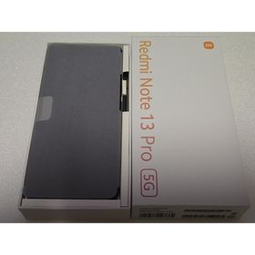 シャオミ(Xiaomi)のRedmi Note 13 Pro 5G XIG05 ブラック 新品未使用(スマートフォン本体)