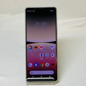 ★【訳あり品】au Xperia 5 IV 128GB SOG09 エクリュホワイト