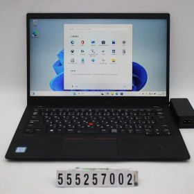 Lenovo ThinkPad X1 Carbon 7th Gen Core i5 8365U 1.6GHz/8GB/256GB(SSD)/14.0W/FHD(1920x1080) タッチパネル/Win11 【555257002】